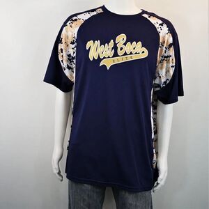 BoomBah Athletic Shirt Short Sleeve Mens Size XL Pullover West Boca Elite No 14